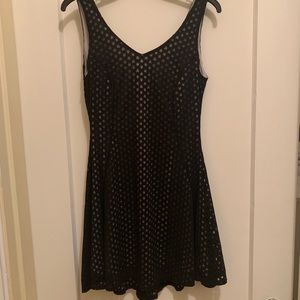 Mini black dress